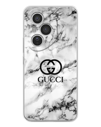 Чехол для Huawei Honor 400 Pro с картинкой «Gucci — мраморный шик»