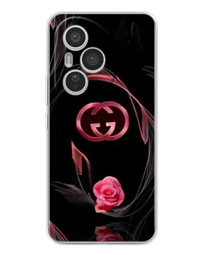 Чехол для Huawei Honor 400 Pro с картинкой «Gucci — неоновая роза»