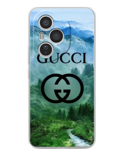 Чехол для Huawei Honor 400 Pro с картинкой «Gucci — горный пейзаж»