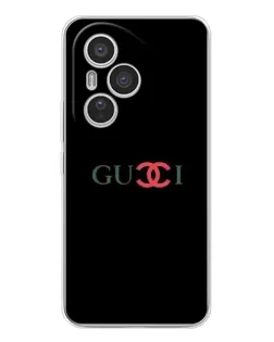 Чехол для Huawei Honor 400 Pro с картинкой «Gucci — красный градиент»