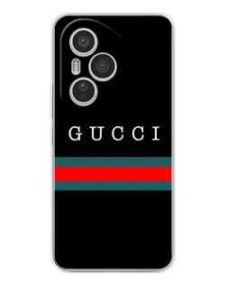 Чехол для Huawei Honor 400 Pro с картинкой «Gucci — красный пояс»