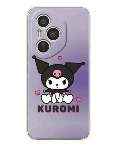 Чехол для Huawei Honor 400 Pro с картинкой «Kuromi — фиолетовый арт»