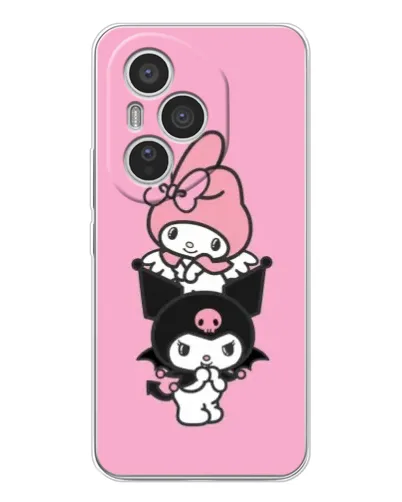 Чехол для Huawei Honor 400 Pro с картинкой «My Melody и Kuromi»