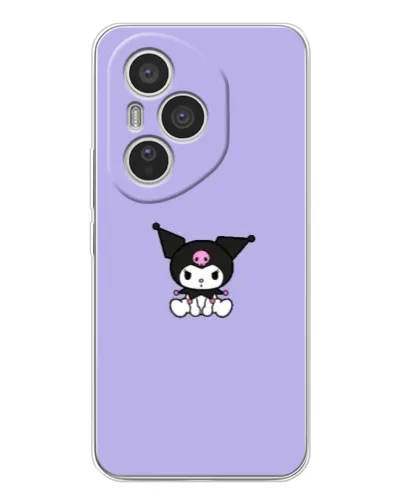 Чехол для Huawei Honor 400 Pro с картинкой «Kuromi — фиолетовый минимализм»