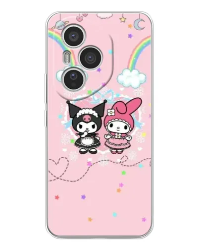 Чехол для Huawei Honor 400 Pro с картинкой «My Melody и Kuromi»
