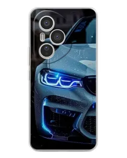 Чехол для Huawei Honor 400 Pro с картинкой «Взгляд BMW с синими фарами»