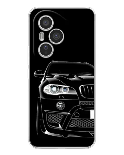 Чехол для Huawei Honor 400 Pro с картинкой «Темный силуэт BMW»
