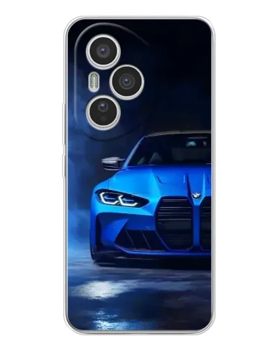 Чехол для Huawei Honor 400 Pro с картинкой «Голубая BMW M4»