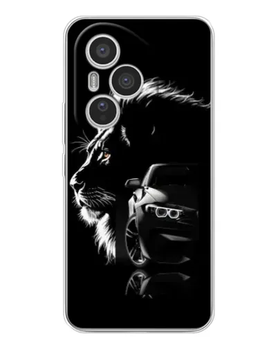 Чехол для Huawei Honor 400 Pro с картинкой «BMW и лев»