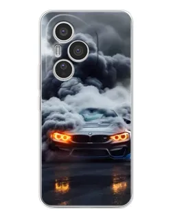 Чехол для Huawei Honor 400 Pro с картинкой «BMW в дыму»