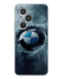 Чехол для Huawei Honor 400 Pro с картинкой «Логотип BMW — лед»
