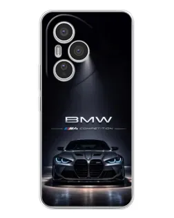 Чехол для Huawei Honor 400 Pro с картинкой «BMW сквозь ночной город»