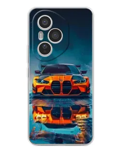 Чехол для Huawei Honor 400 Pro с картинкой «BMW — золотая эмблема»