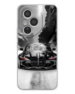 Чехол для Huawei Honor 400 Pro с картинкой «BMW — акварельный дрифт»