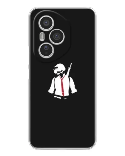 Чехол для Huawei Honor 400 Pro с картинкой «PUBG — силуэт воина» Чехол для Huawei Honor 400 Pro с картинкой «PUBG — силуэт воина»