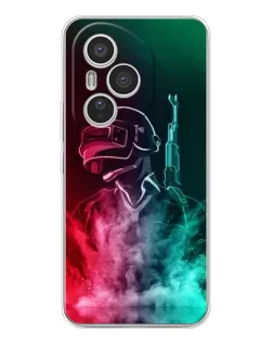 Чехол для Huawei Honor 400 Pro с картинкой «PUBG — огненный воин»