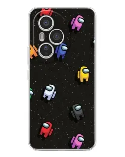 Чехол для Huawei Honor 400 Pro с картинкой «Космический паттерн Among Us»