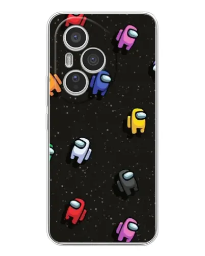 Чехол для Huawei Honor 400 Pro с картинкой «Космический паттерн Among Us»