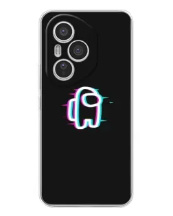 Чехол для Huawei Honor 400 Pro с картинкой «Among Us неон»