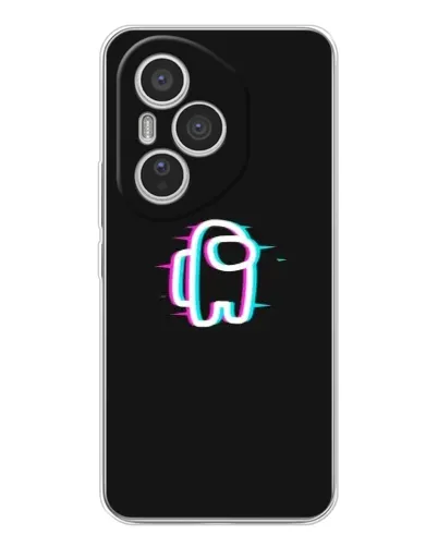 Чехол для Huawei Honor 400 Pro с картинкой «Among Us неон»