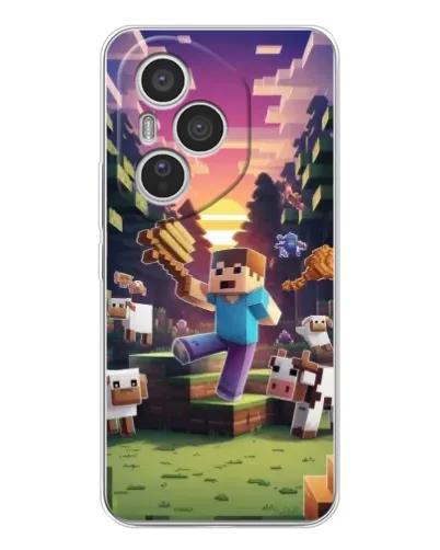 Чехол для Huawei Honor 400 Pro с картинкой «Стив на ферме» Чехол для Huawei Honor 400 Pro с картинкой «Стив на ферме»