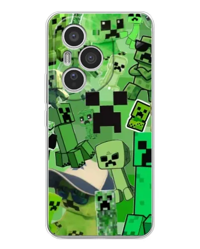 Чехол для Huawei Honor 400 Pro с картинкой «Криперы Minecraft» Чехол для Huawei Honor 400 Pro с картинкой «Криперы Minecraft»