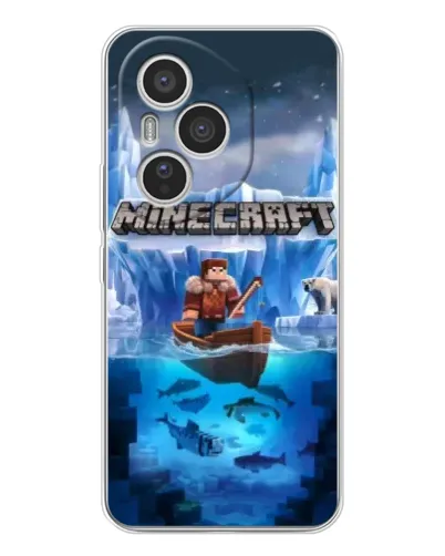 Чехол для Huawei Honor 400 Pro с картинкой «Minecraft ледяной мир» Чехол для Huawei Honor 400 Pro с картинкой «Minecraft ледяной мир»