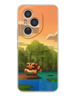 Чехол для Huawei Honor 400 Pro с картинкой «Майнкрафт закат солнца» Чехол для Huawei Honor 400 Pro с картинкой «Майнкрафт закат солнца»