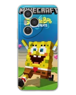 Чехол для Huawei Honor 400 Pro с картинкой «Губка Боб Minecraft» Чехол для Huawei Honor 400 Pro с картинкой «Губка Боб Minecraft»