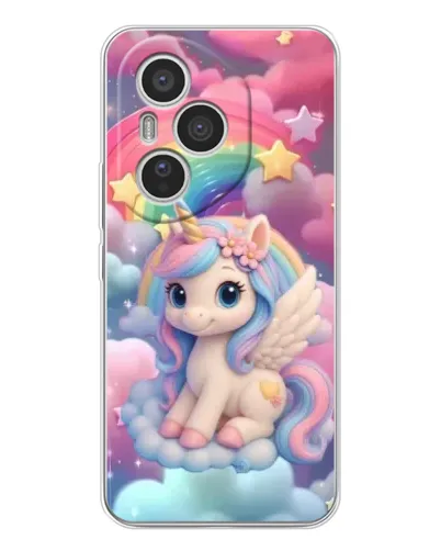 Чехол для Huawei Honor 400 Pro с картинкой «Маленький единорог»