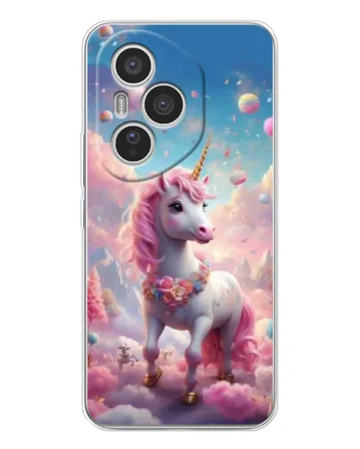 Чехол для Huawei Honor 400 Pro с картинкой «Единорог среди облаков»