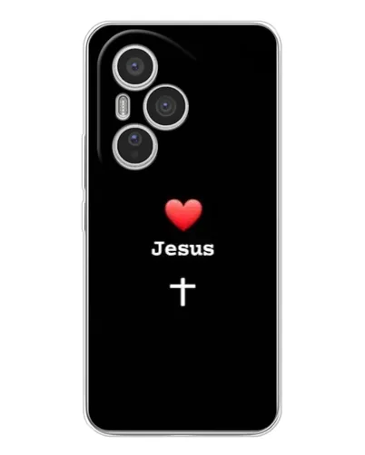Чехол для Huawei Honor 400 Pro с картинкой «Сердце - Jesus»