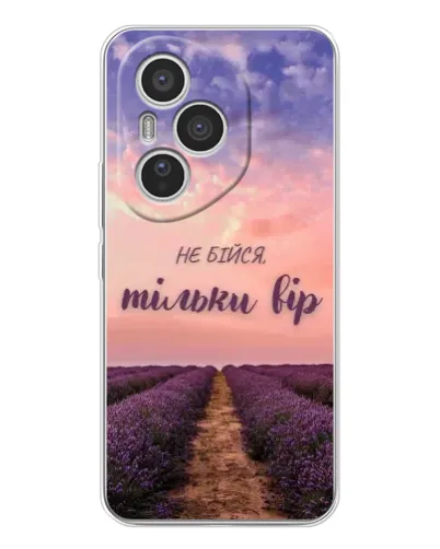 Чехол для Huawei Honor 400 Pro с картинкой «Не бойся — веруй»