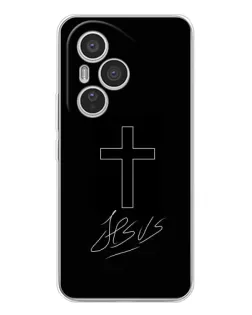 Чохол для Huawei Honor 400 Pro з картинкою «Графічний хрест Jesus»