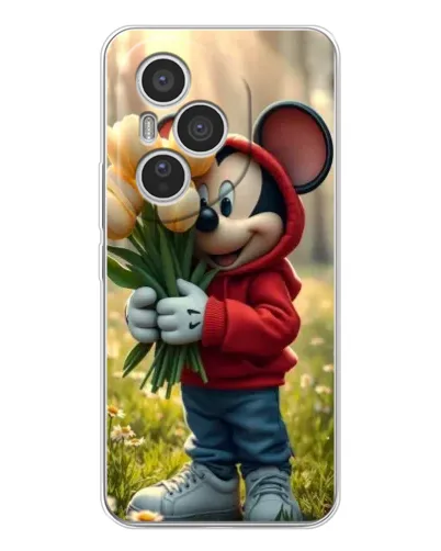 Чехол для Huawei Honor 400 Pro с картинкой «Микки с тюльпанами» Чехол для Huawei Honor 400 Pro с картинкой «Микки с тюльпанами»