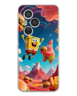 Чехол для Huawei Honor 400 Pro с картинкой «Космический фастфуд»