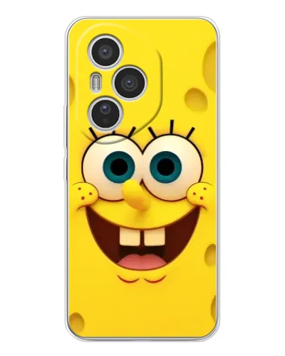 Чехол для Huawei Honor 400 Pro с картинкой «Губка Боб улыбка»
