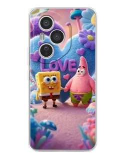 Чехол для Huawei Honor 400 Pro с картинкой «Губка Боб Патрик»