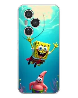 Чехол для Huawei Honor 400 Pro с картинкой «Спанч Боб под водой»