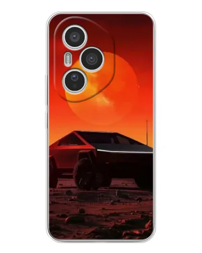 Чехол для Huawei Honor 400 Pro с картинкой «Cybertruck на Марсе» Чехол для Huawei Honor 400 Pro с картинкой «Cybertruck на Марсе»