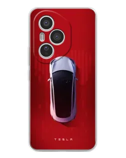 Чехол для Huawei Honor 400 Pro с картинкой «Tesla Top View»