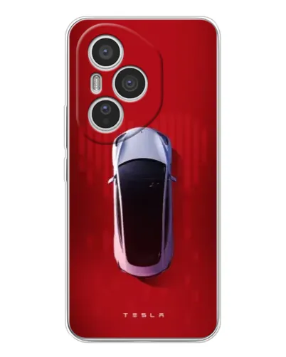 Чехол для Huawei Honor 400 Pro с картинкой «Tesla Top View» Чехол для Huawei Honor 400 Pro с картинкой «Tesla Top View»