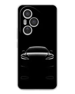 Чехол для Huawei Honor 400 Pro с картинкой «Силуэт Tesla Night»