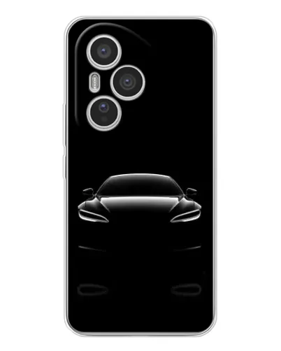 Чехол для Huawei Honor 400 Pro с картинкой «Силуэт Tesla Night» Чехол для Huawei Honor 400 Pro с картинкой «Силуэт Tesla Night»