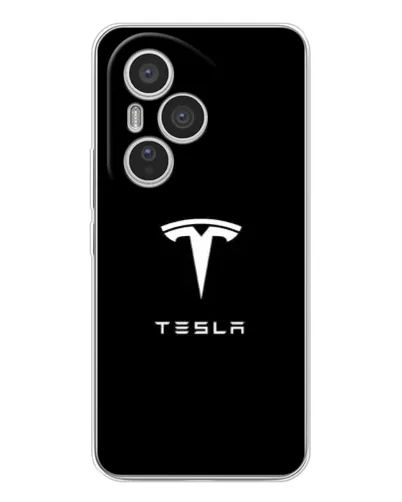 Чехол для Huawei Honor 400 Pro с картинкой «Tesla White Logo» Чехол для Huawei Honor 400 Pro с картинкой «Tesla White Logo»