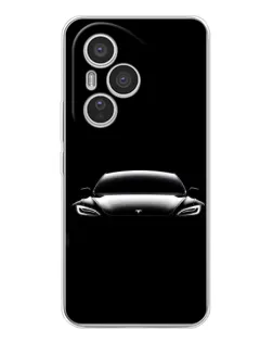 Чехол для Huawei Honor 400 Pro с картинкой «Фары Tesla Night»