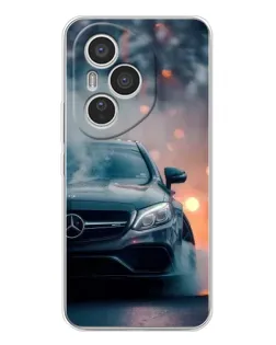 Чехол для Huawei Honor 400 Pro с картинкой «Mercedes — ночной город»