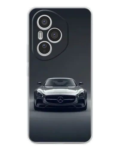 Чехол для Huawei Honor 400 Pro с картинкой «Mercedes на черном»