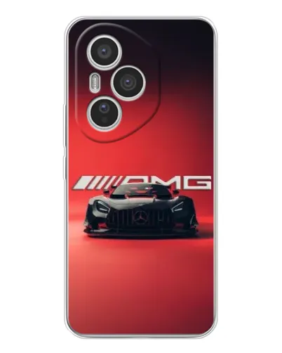 Чехол для Huawei Honor 400 Pro с картинкой «Mercedes AMG — красная линия»