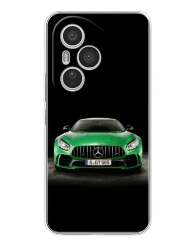 Чехол для Huawei Honor 400 Pro с картинкой «Mercedes — неоновый лого»